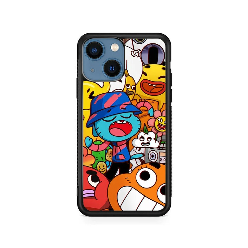 Gumball and Friends Doodle iPhone 14 Plus Case