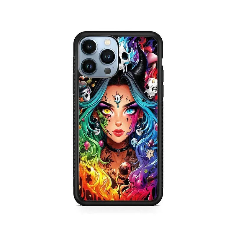 Anime Witch Girl Art iPhone 14 Pro Case