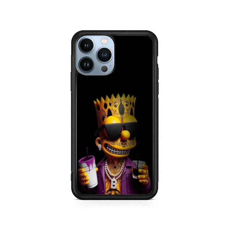 Bart Simpson The Rapper iPhone 14 Pro Max Case