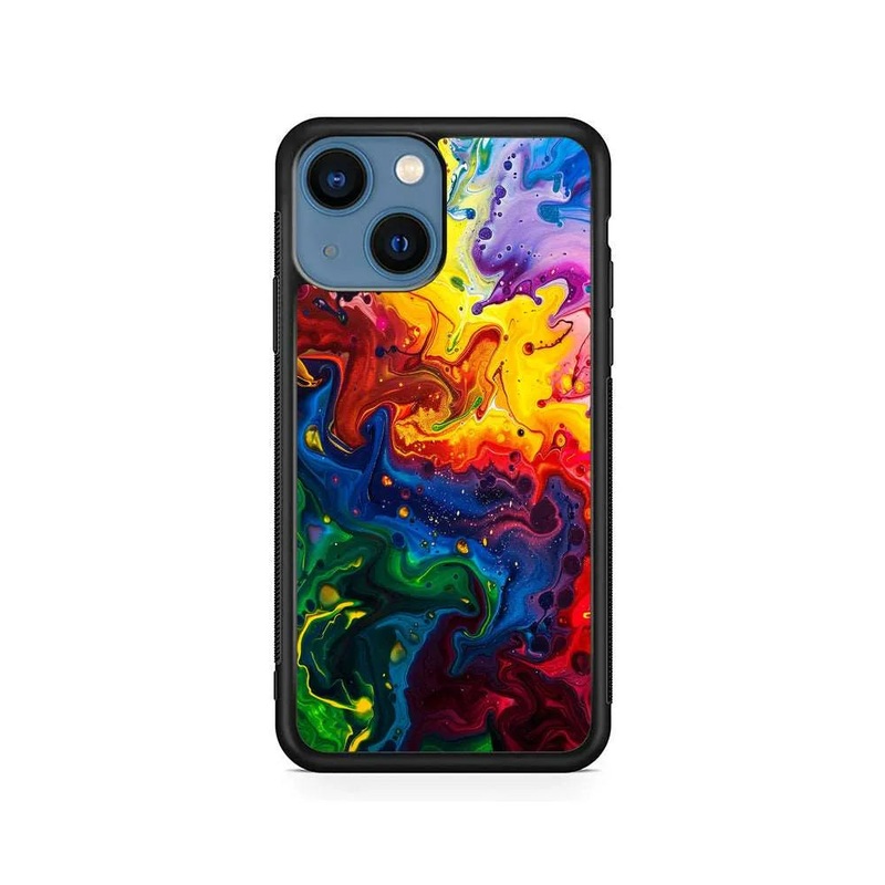 Abstract Liquid Marble Aesthetic iPhone 14 Plus Case