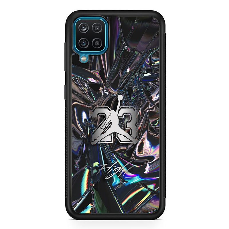 Air Jordan Abstract Mirror Backdrop Samsung Galaxy A12 Case