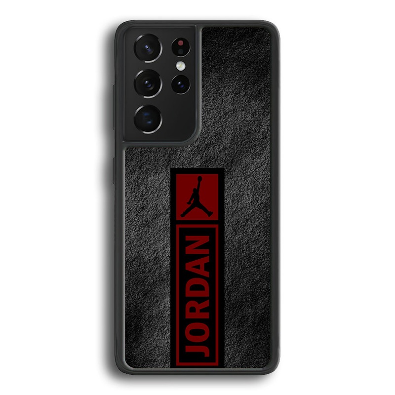 Air Jordan Grey Abstract Samsung Galaxy S21 Ultra Case