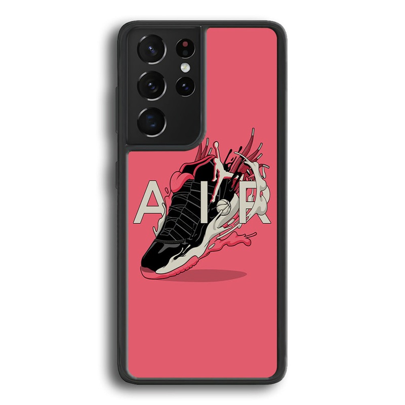 Air Jordan Paint Of Shoes Art Samsung Galaxy S21 Ultra Case