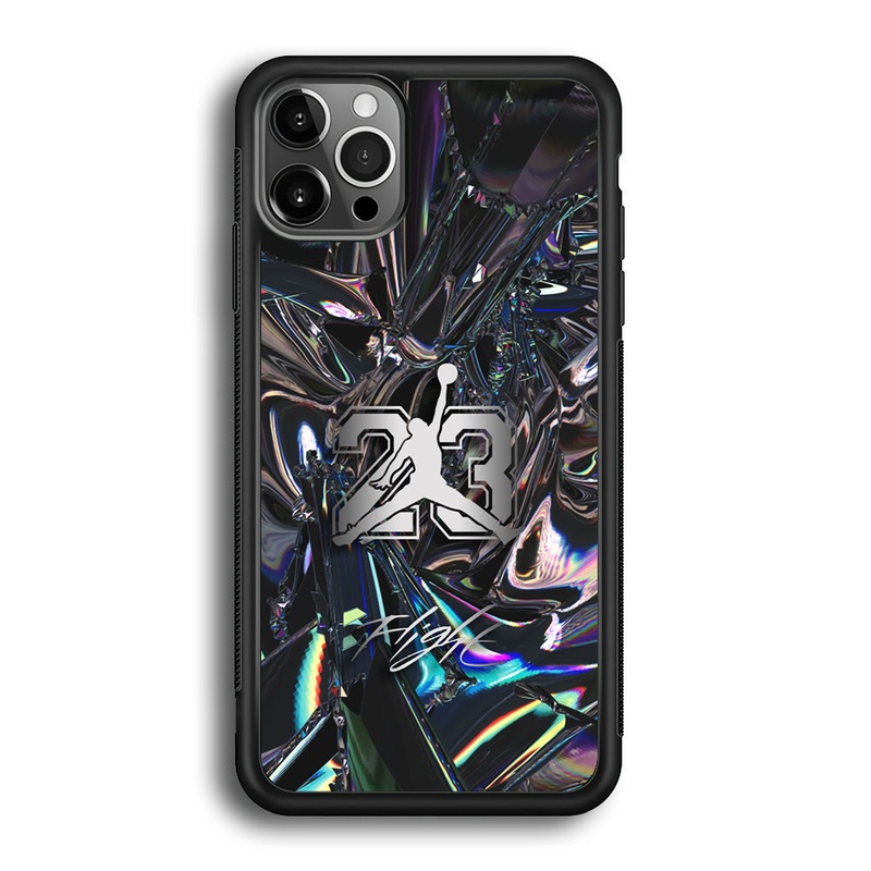 Air Jordan Abstract Mirror Backdrop iPhone 12 Pro Max Case