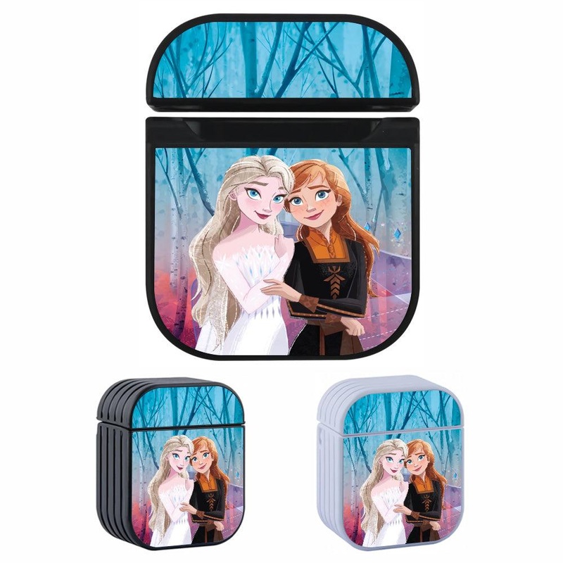 Frozen See The Happiness Hard Plastic Case Cover For Apple Airpods