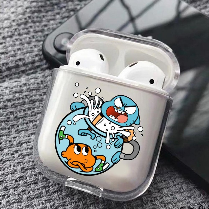 Gumball and Darwin Brotherhood Protective Clear Case Cover For Apple Airpods