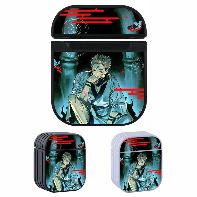 Jujutsu Kaisen Dimension of Sukuna Hard Plastic Case Cover For Apple Airpods