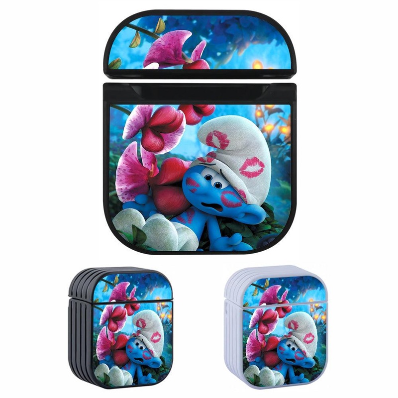 The Smurfs Kiss By Nature Hard Plastic Case Cover For Apple Airpods