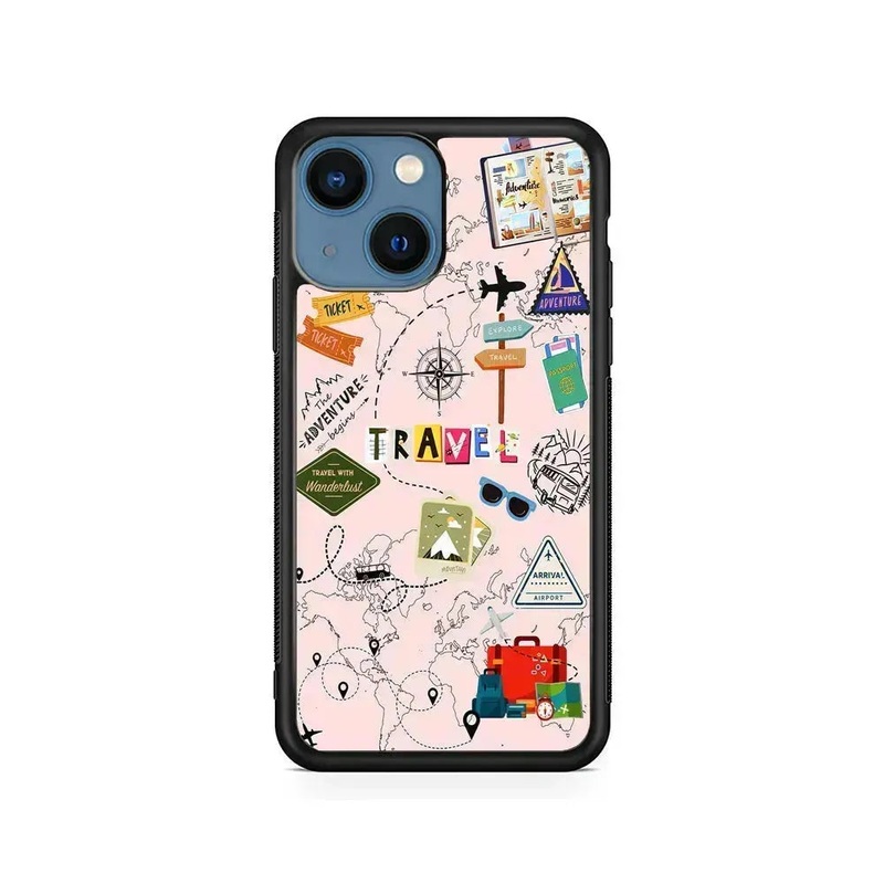 Travel and Adventure Tourism iPhone 14 Plus Case