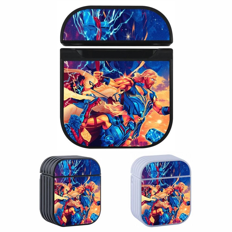 Avengers Thor Lightning Punch Hard Plastic Case Cover For Apple Airpods