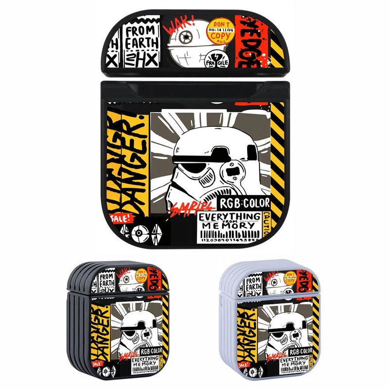Star Wars Freestyle Collage Hard Plastic Case Cover For Apple Airpods