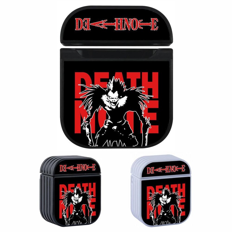 Death Note Black Silhouette Hard Plastic Case Cover For Apple Airpods