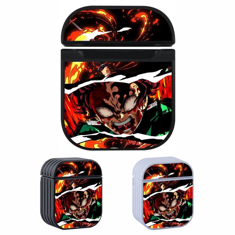 Demon Slayer Tanjiro Vengeance Hard Plastic Case Cover For Apple Airpods