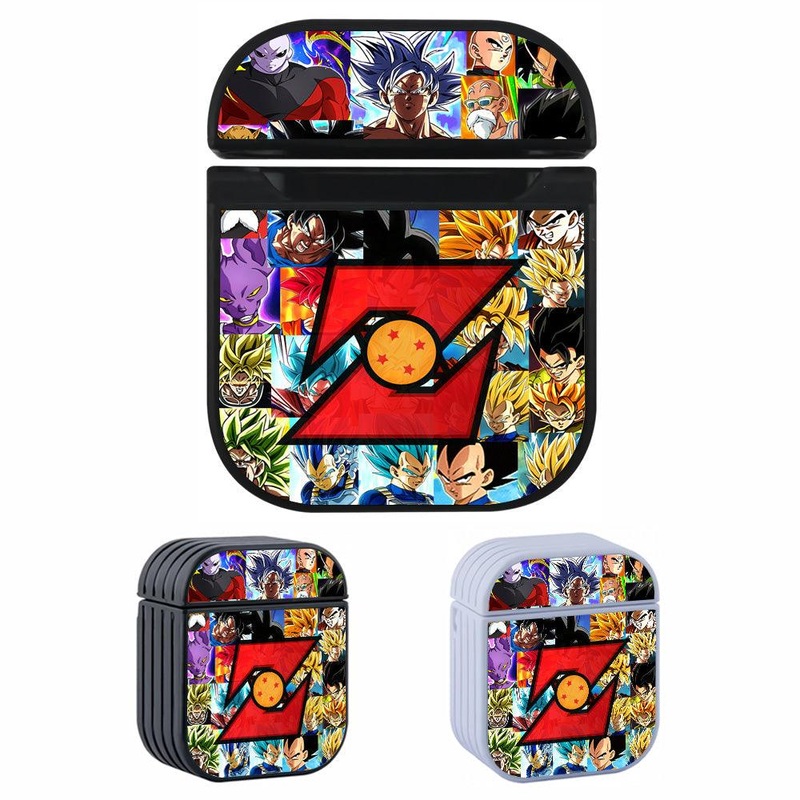 Dragon Ball Z Collage on Frame Hard Plastic Case Cover For Apple Airpods