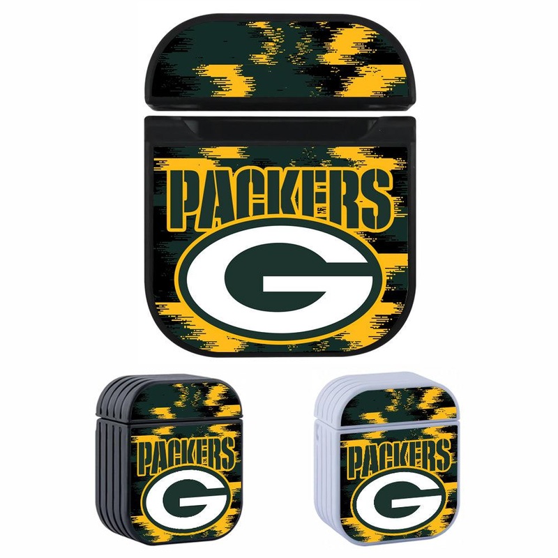 Green Bay Packers The Struggle Streak Hard Plastic Case Cover For Apple Airpods
