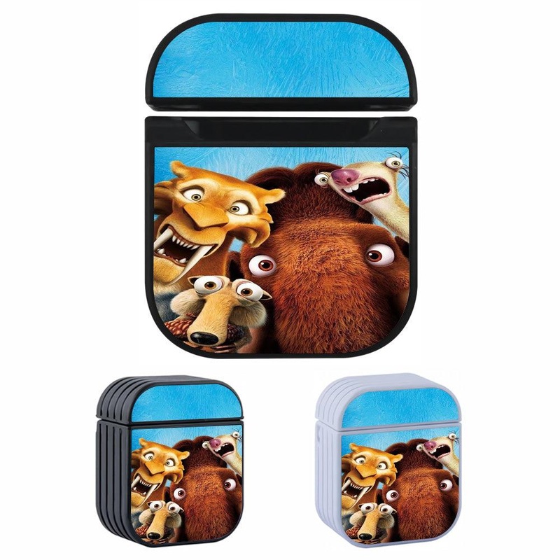 Ice Age Character Shock Face Hard Plastic Case Cover For Apple Airpods