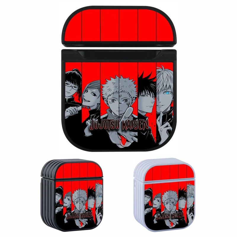 Jujutsu Kaisen Red Spirit Hard Plastic Case Cover For Apple Airpods
