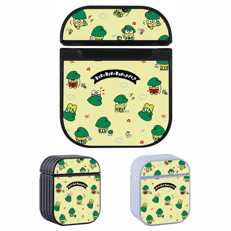 Keroppi Wide Leaf Hard Plastic Case Cover For Apple Airpods