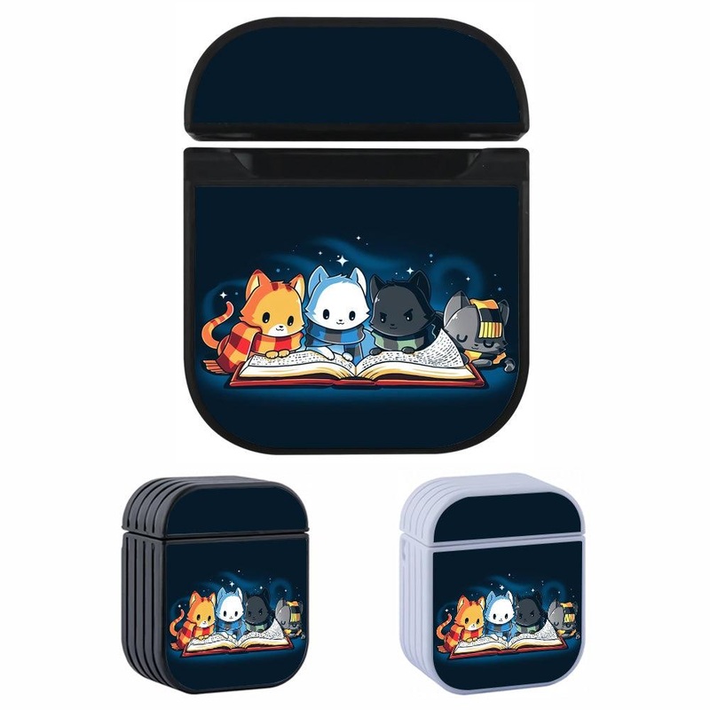 Kitty Cat Harry Potter Hard Plastic Case Cover For Apple Airpods