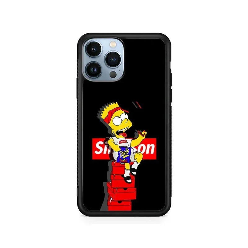 The Stylish Bart Simpson iPhone 15 Pro Max Case