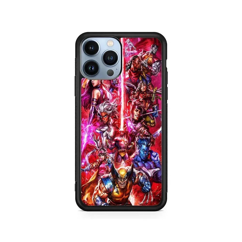 The X-Men vs Magneto Art iPhone 14 Pro Max Case