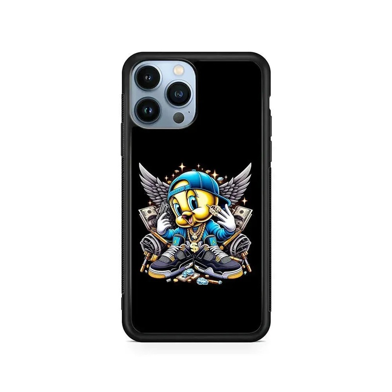 Tweety Bird Rich iPhone 14 Pro Max Case