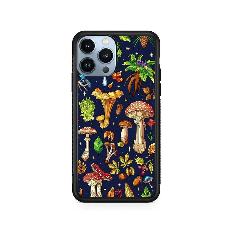 Various Mushrooms Autumn iPhone 15 Pro Case