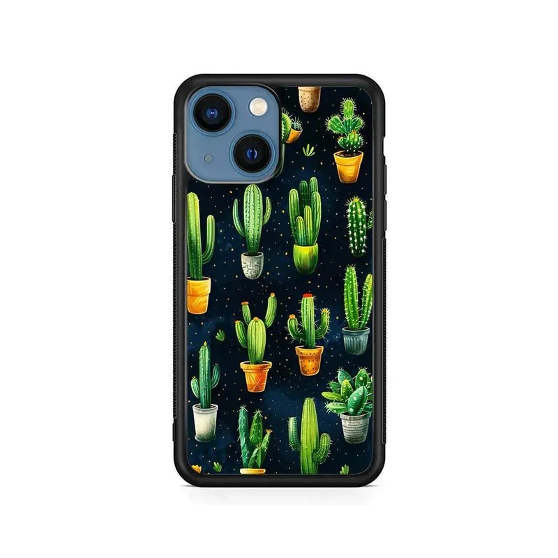 A Collection of Cactus in Pots iPhone 13 Case