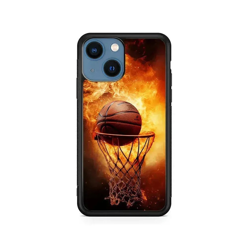 Basketball Ball on Fire iPhone 13 Case
