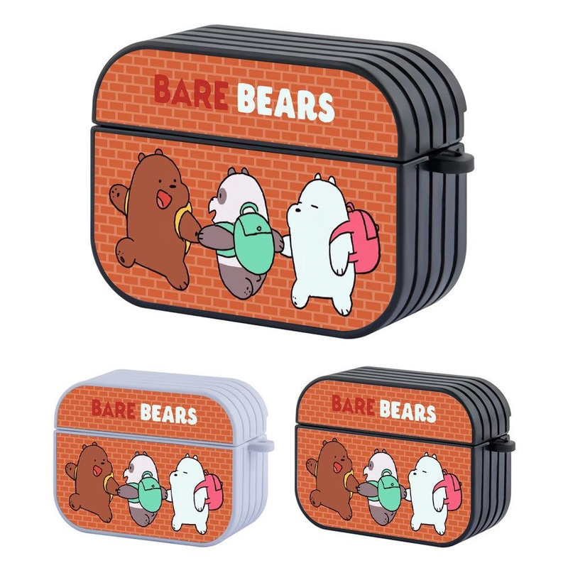 Bare Bears Joy Time After School Hard Plastic Case Cover For Apple Airpods Pro