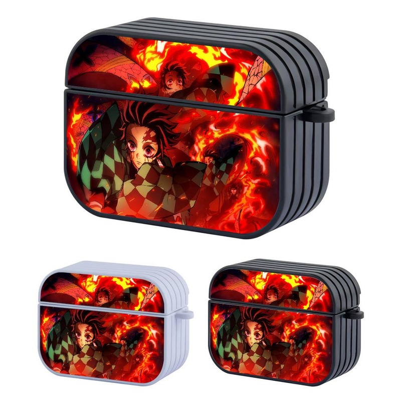 Demon Slayer The Stare of Blood Tears Hard Plastic Case Cover For Apple Airpods Pro