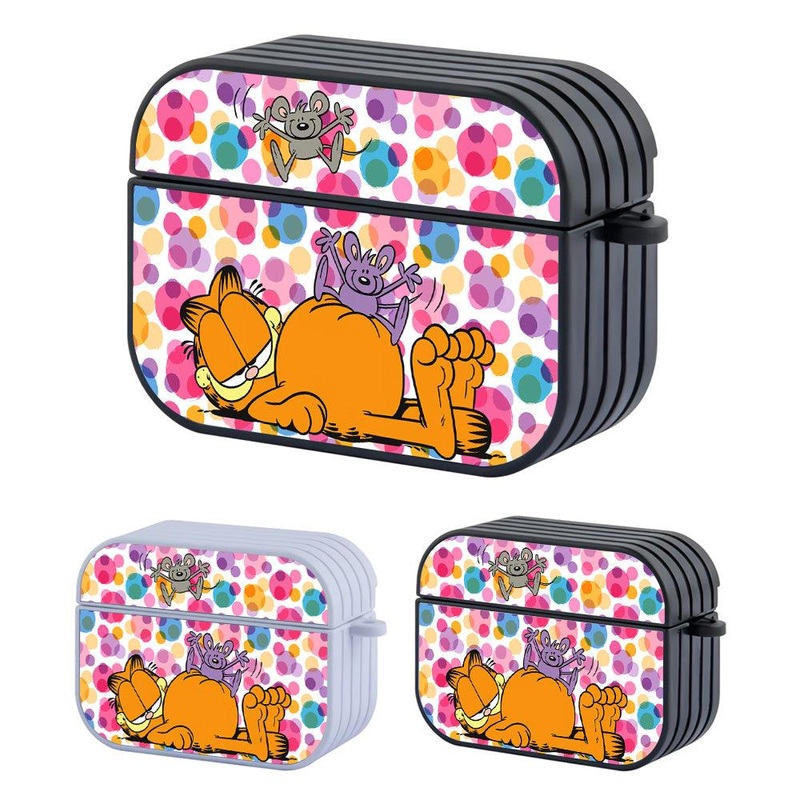 Garfield Let Them Play Hard Plastic Case Cover For Apple Airpods Pro