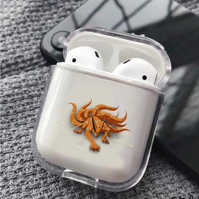 Kurama Kushina Chain of Fuin Protective Clear Case Cover For Apple Airpods