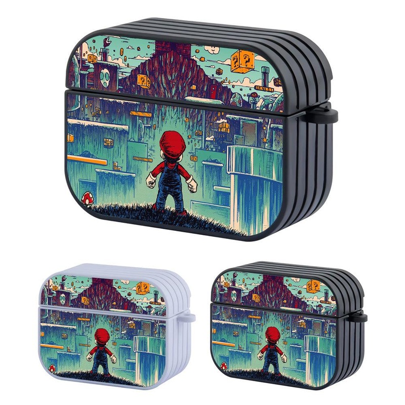 Super Mario The Struggle Is Not Over Hard Plastic Case Cover For Apple Airpods Pro