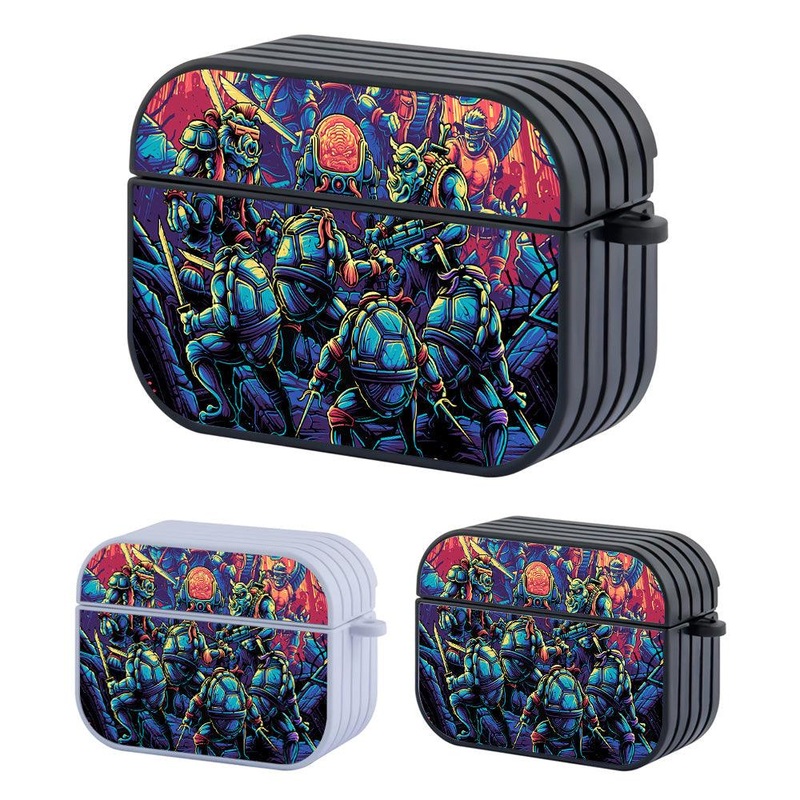TMNT Overcoming the Final Obstacle Hard Plastic Case Cover For Apple Airpods Pro