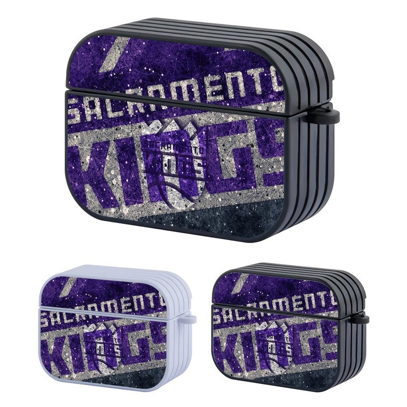Sacramento Kings NBA Shadows of The King Hard Plastic Case Cover For Apple Airpods Pro