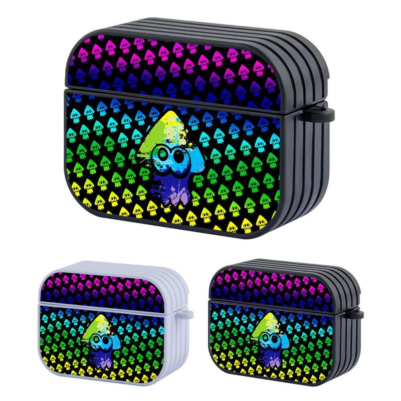 Splatoon Squid Colorful Hard Plastic Case Cover For Apple Airpods Pro