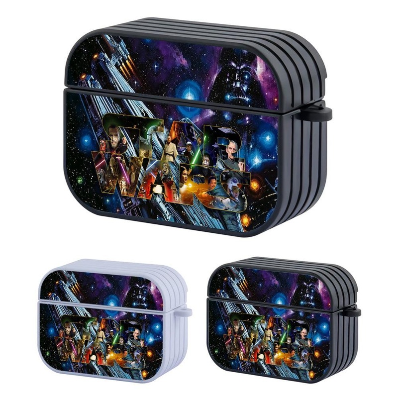 Star Wars Battle Column Hard Plastic Case Cover For Apple Airpods Pro