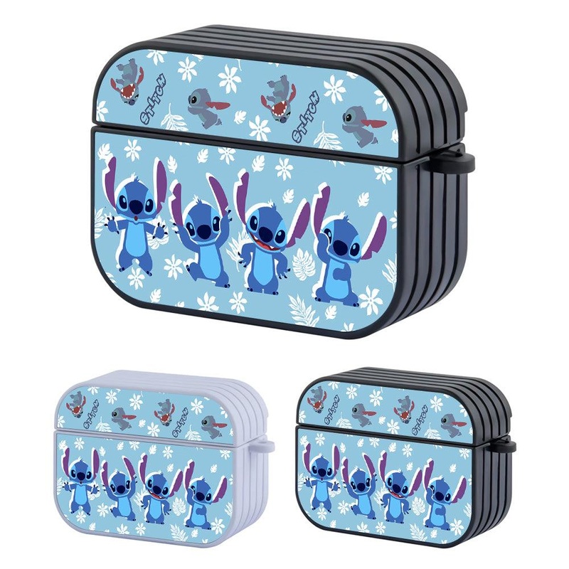 Stitch Stretching and Warming Up Hard Plastic Case Cover For Apple Airpods Pro
