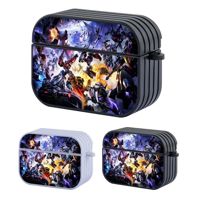 Transformer Robot Fight Hard Plastic Case Cover For Apple Airpods Pro