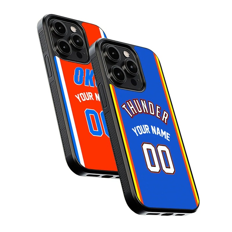 Custom Jersey Oklahoma City Thunder NBA Phone Case