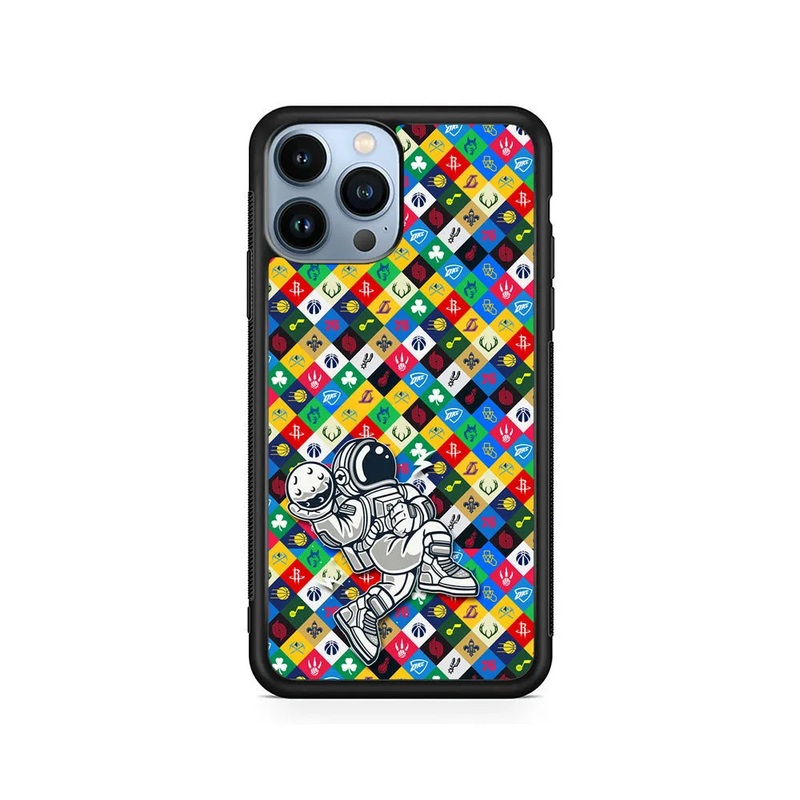 Astronauts Basketball Team Logo iPhone 13 Pro Case