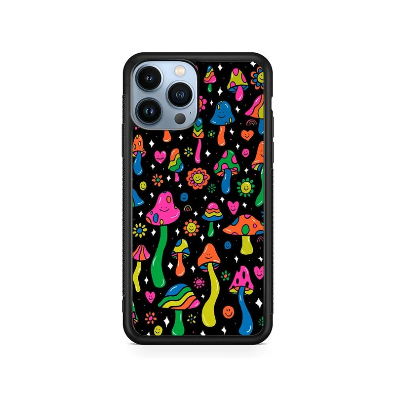 Various Mushrooms Smile Colorful iPhone 13 Pro Max Case