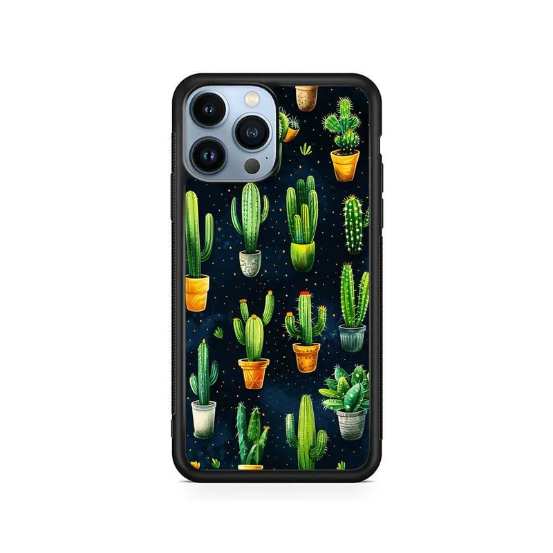 A Collection of Cactus in Pots iPhone 13 Pro Max Case