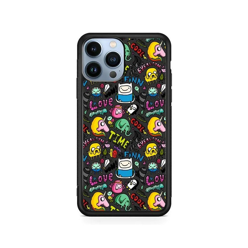 Adventure Time Pattern iPhone 13 Pro Max Case