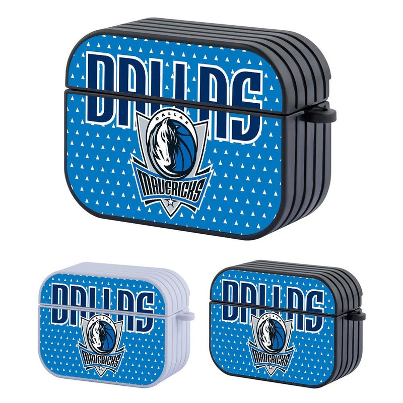 Dallas Mavericks Triangle Patern Hard Plastic Case Cover For Apple Airpods Pro
