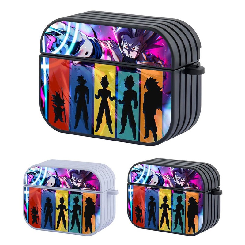 Dragon Ball Z Silhouette of Transformation Hard Plastic Case Cover For Apple Airpods Pro