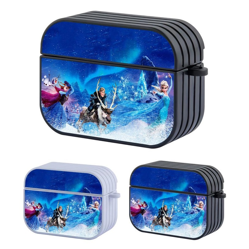 Frozen Princess Elsa Team Hard Plastic Case Cover For Apple Airpods Pro