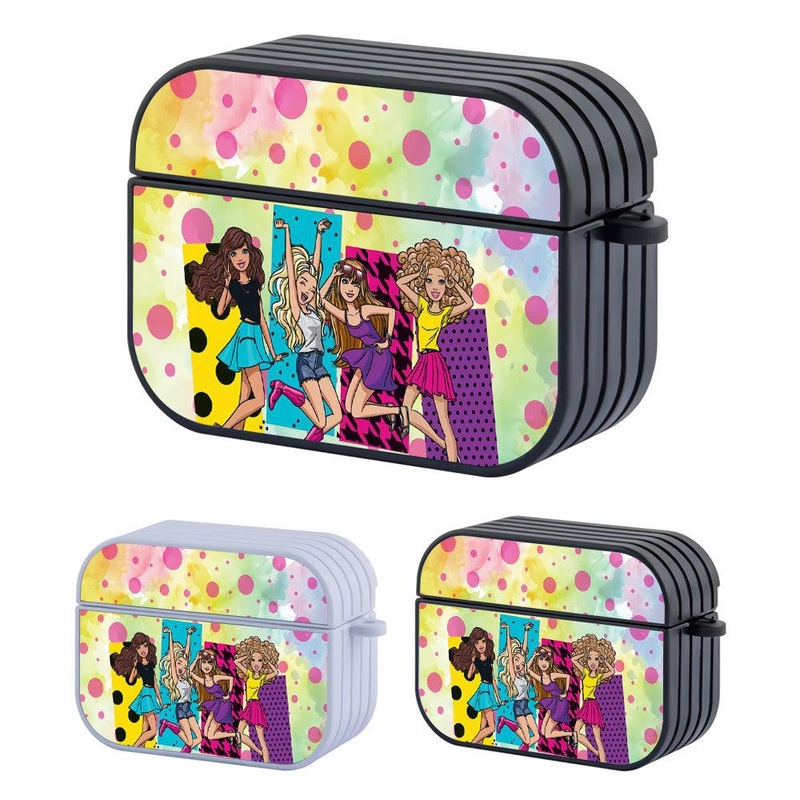 Girly Squad on Duty Hard Plastic Case Cover For Apple Airpods Pro