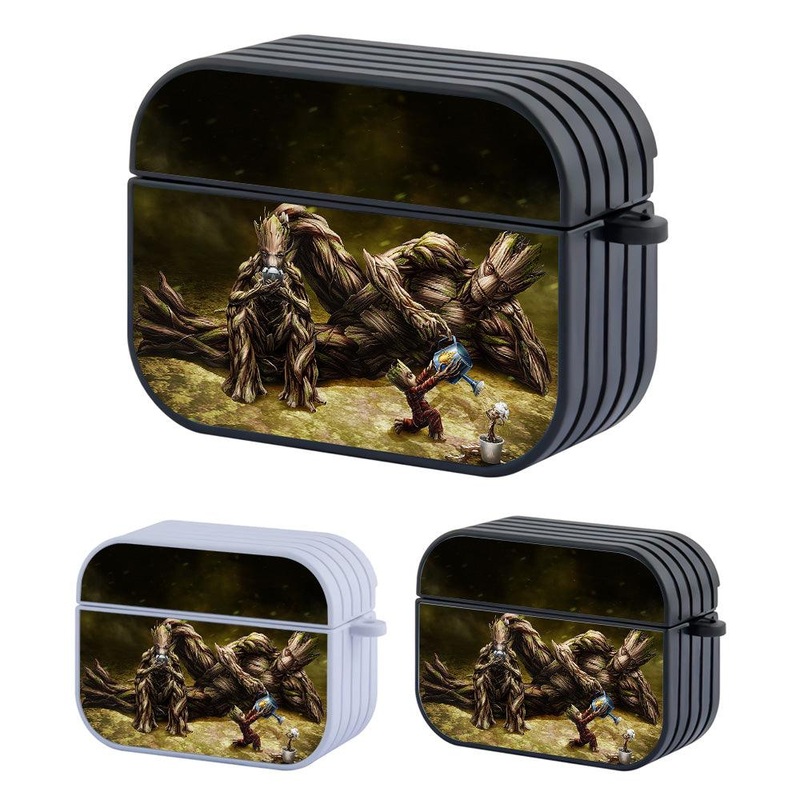 Groot Family Guardians of The Galaxy Hard Plastic Case Cover For Apple Airpods Pro
